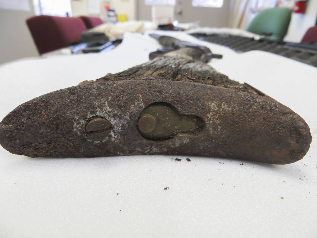 A 19th-century Winchester rifle was found leaning against a tree in Great Basin National Park i ...
