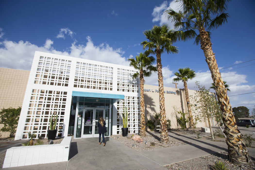 The Center, also known as the Gay and Lesbian Community Center of Southern Nevada, in Las Vegas ...