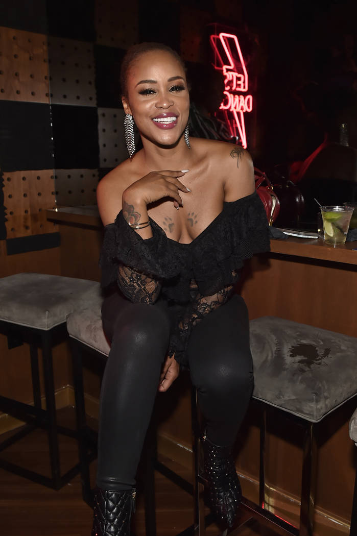 Eve attends the Janet Jackson residency debut "Metamorphosis" afterparty at On The Record Speak ...