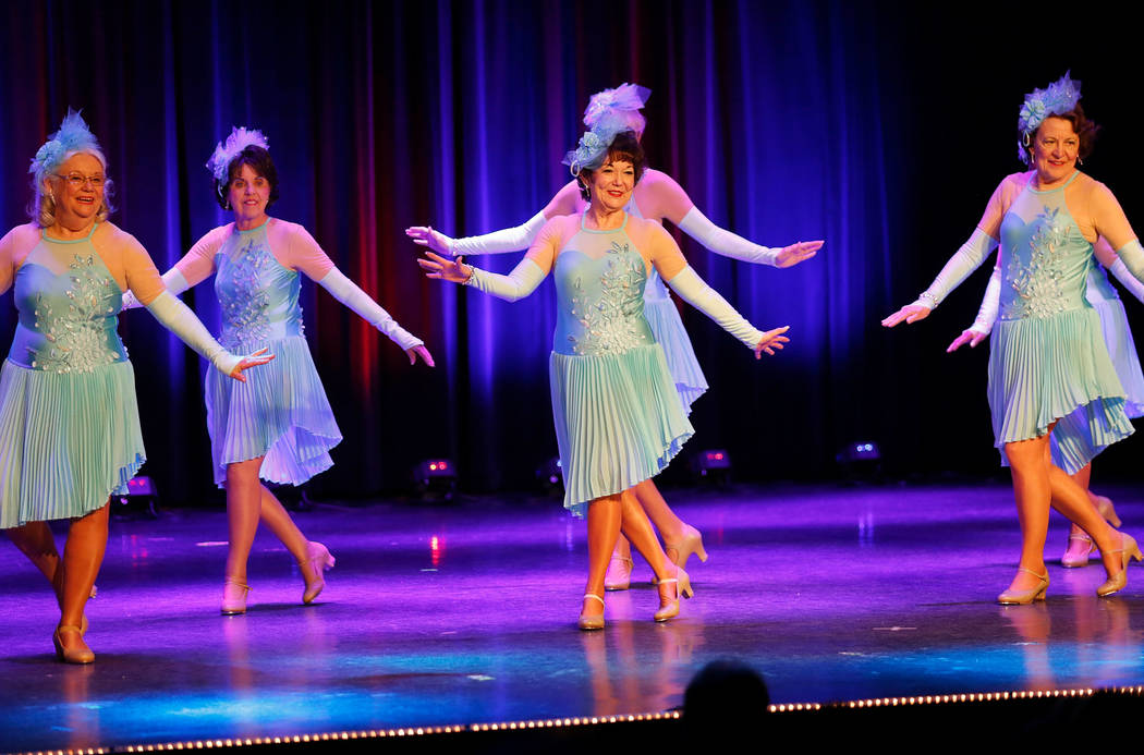 Dancers from Sun City Dance Company perform during the Hollywood Lights show at the Starbright ...