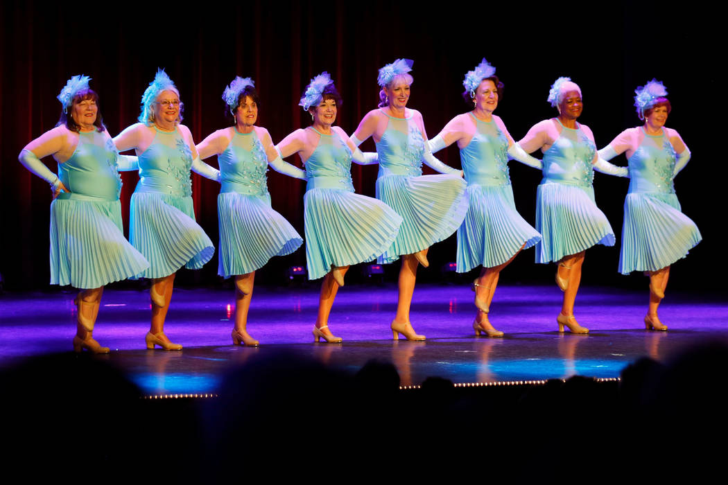 Dancers from Sun City Dance Company perform during the Hollywood Lights show at the Starbright ...