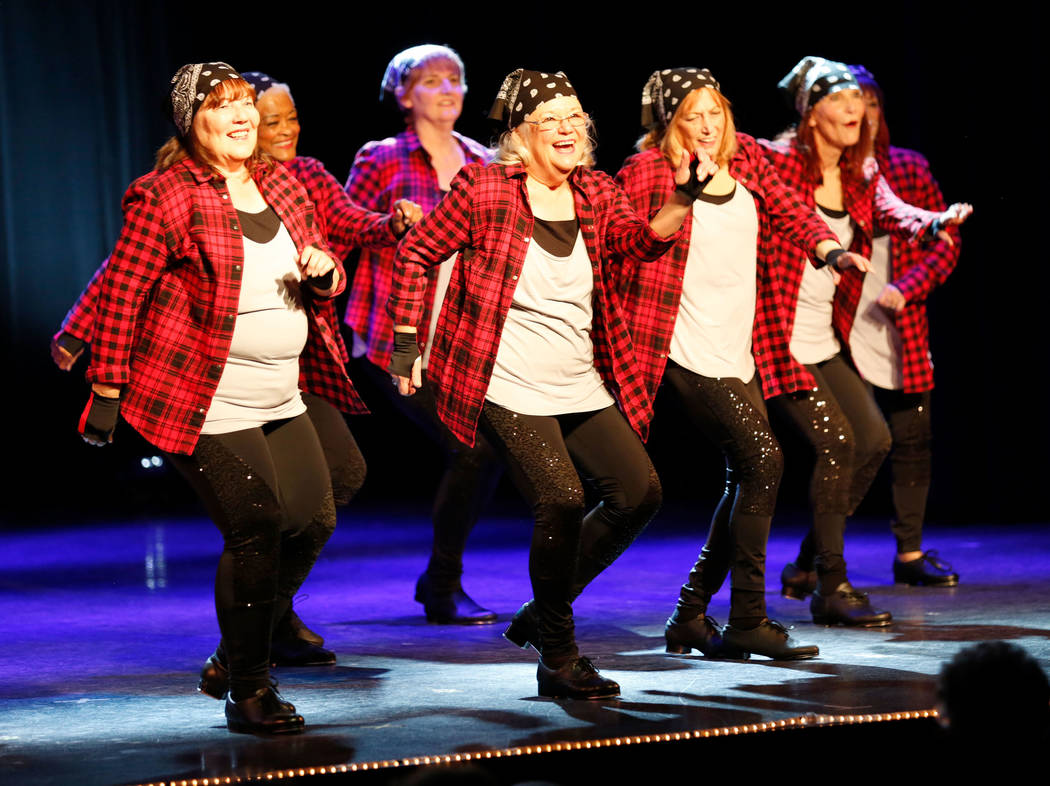 Dancers from Sun City Dance Company perform during the Hollywood Lights show at the Starbright ...