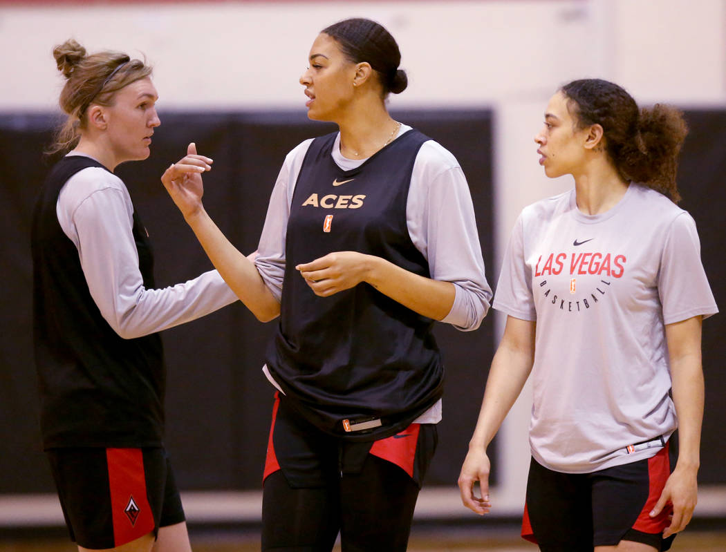 Liz Cambage Practices For First Time With Aces Las Vegas Review Journal