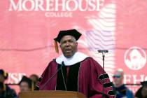 Billionaire technology investor and philanthropist Robert F. Smith announces he will provide gr ...