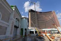 Outdoor terraces, which are part of the Grand Ballroom and meeting/event space, overlooking the ...