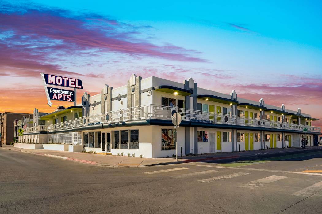 DTP Cos. announced that it renovated the Downtowner motel in Las Vegas, seen here. (Courtesy Ne ...