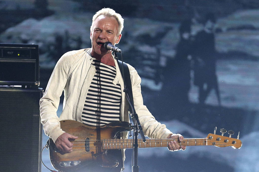 Sting Revisits Police Solo Numbers With My Songs Las Vegas Review Journal
