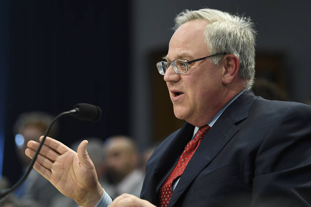 Interior Secretary David Bernhardt testifies before a House Appropriations subcommittee on Capi ...