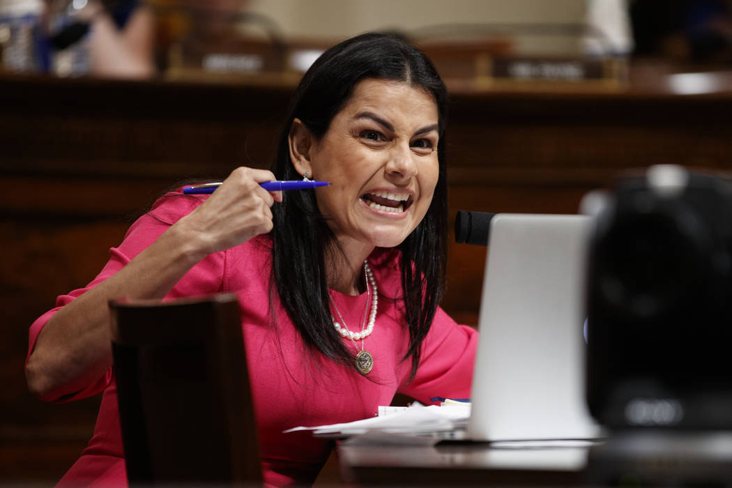 House Homeland Security Committee member Rep. Nanette Barragan, D-Calif., questions Acting Secr ...