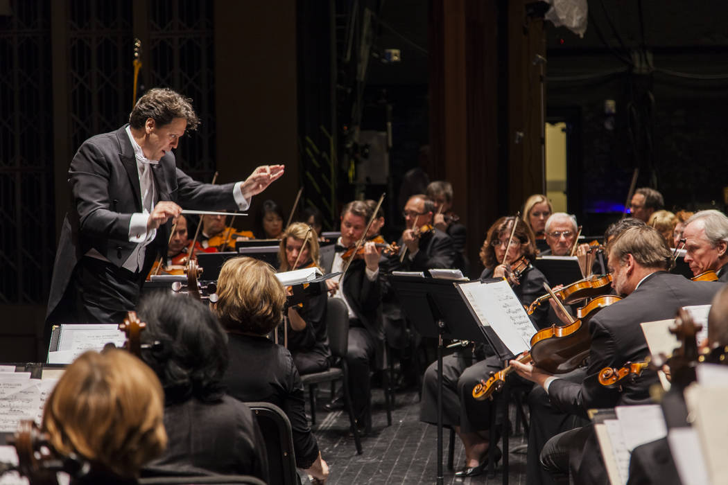 Donato Cabrera conducts the Las Vegas Philharmonic.