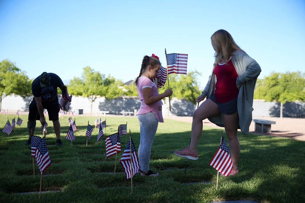 Leah Gonzales, right, with her granddaughter Kendra Thornton, 7, and husband Ernie Gonzales, U. ...