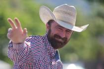 In this July 4, 2018 photo Utah County Commissioner Nathan Ivie waves during the Freedom Festiv ...