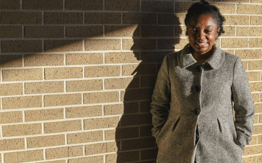 FILE - In this Tuesday, Jan. 29, 2019, file photo, Joycelyn Davis, a direct descendant of slave ...