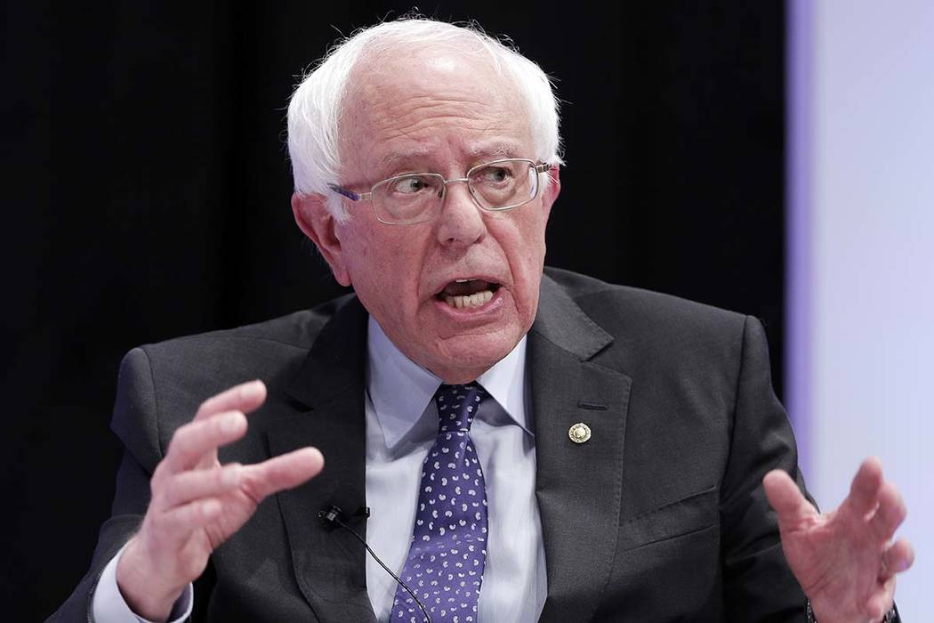 Sen. Bernie Sanders, I-Vt. (AP Photo/Michael Wyke)
