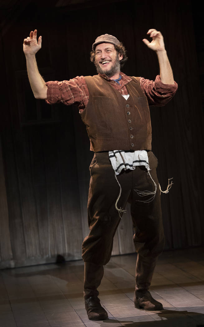 Yehezkel Lazarov as Tevye in "Fiddler on the Roof." (Joan Marcus)