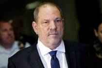 In a Oct. 11, 2018, file photo, Harvey Weinstein enters State Supreme Court in New York. A tent ...