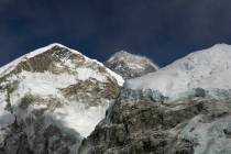 Mt. Everest, in middle, (altitude 29,028 feet) is seen on the way to base camp in 2016. (AP Pho ...