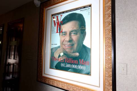 An original picture at the former home of Jerry Lewis in Las Vegas, Wednesday, May 15, 2019. (R ...