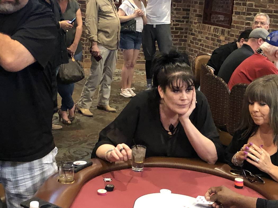 Famed entertainer Anastasia Synn is shown at the annual U.S. Vets