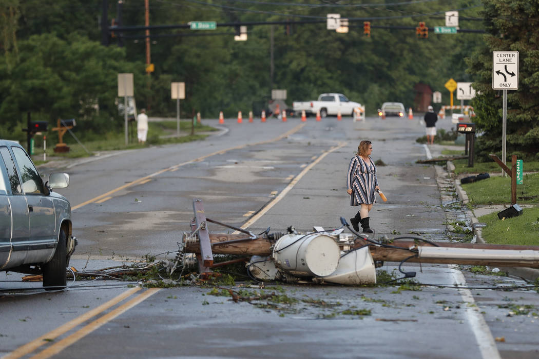 1 dead, 90 injured as tornadoes sweep through Ohio, Indiana Las Vegas