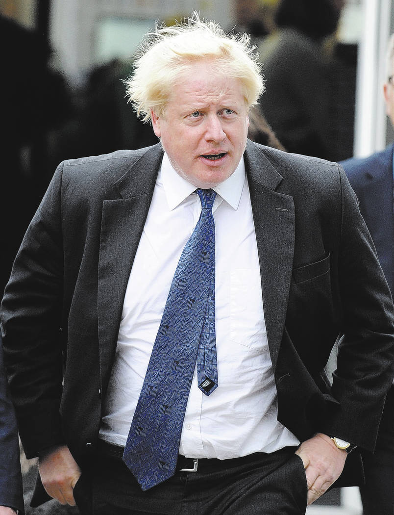 Boris Johnson. (AP Photo/Rui Vieira)