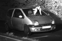 This Tuesday, May 21, 2019 speed camera picture provided by the Police in Viersen, Germany, sho ...
