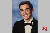 Garrett Meriwether in his 2018 senior photo from Palo Verde High School in Las Vegas. (Steve Me ...