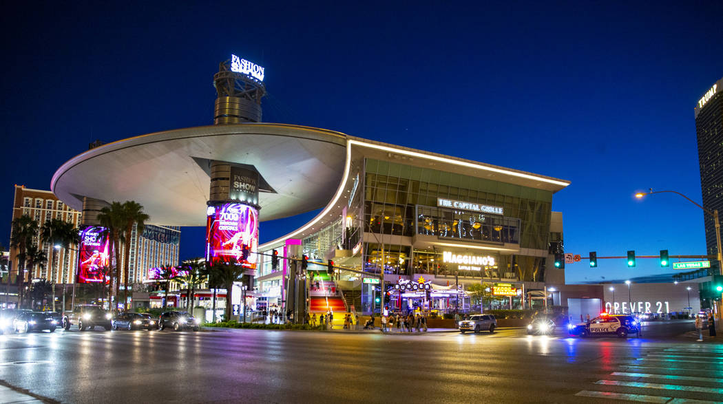 The Fashion Show mall on the Strip was evacuated because of a reported gunshot according to Las ...