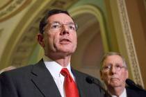 Sen. John Barrasso, R-Wyo., chairman of the Senate Committee on Environment and Public Works, h ...