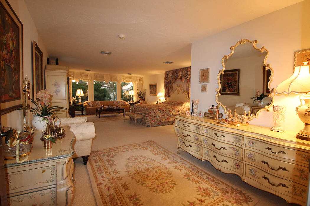 The master suite is large and traditional. (Mt. Charleston Realty)