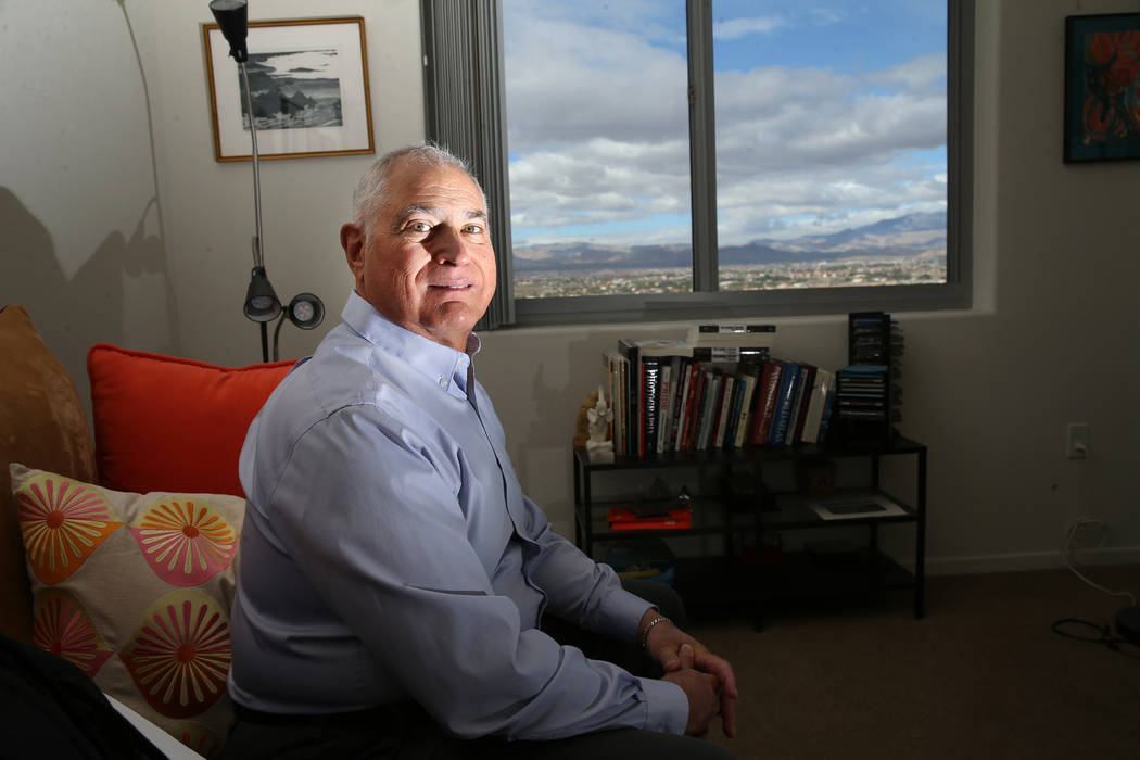 Seth Morrison at his home in Las Vegas, Monday, May 27, 2019. Morrison, who calls himself a com ...