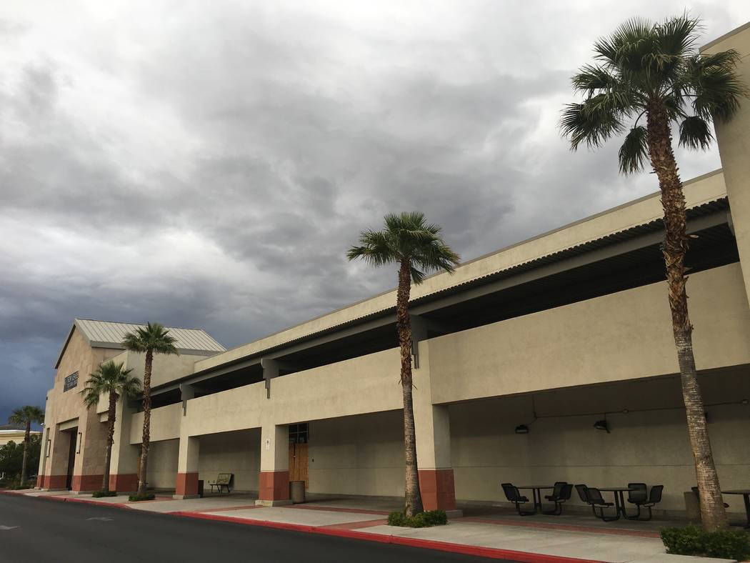 The empty former Haggen grocery store in Las Vegas' Boca Park shopping center is seen Tuesday, ...