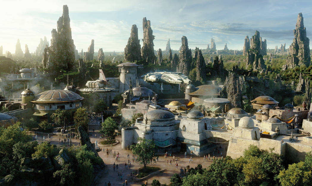 Star Wars: Galaxy's Edge at Disneyland Park in Anaheim, California, and at Disney's Hollywood S ...