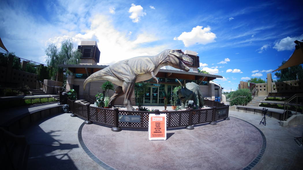 Dinosaurs have invaded the Springs Preserve in Las Vegas. This prehistoric exhibit runs all sum ...