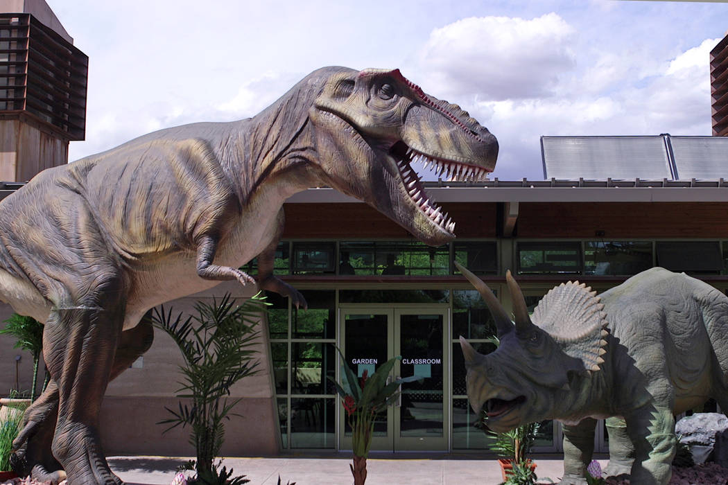 Dinosaurs have invaded the Springs Preserve in Las Vegas. This prehistoric exhibit runs all sum ...