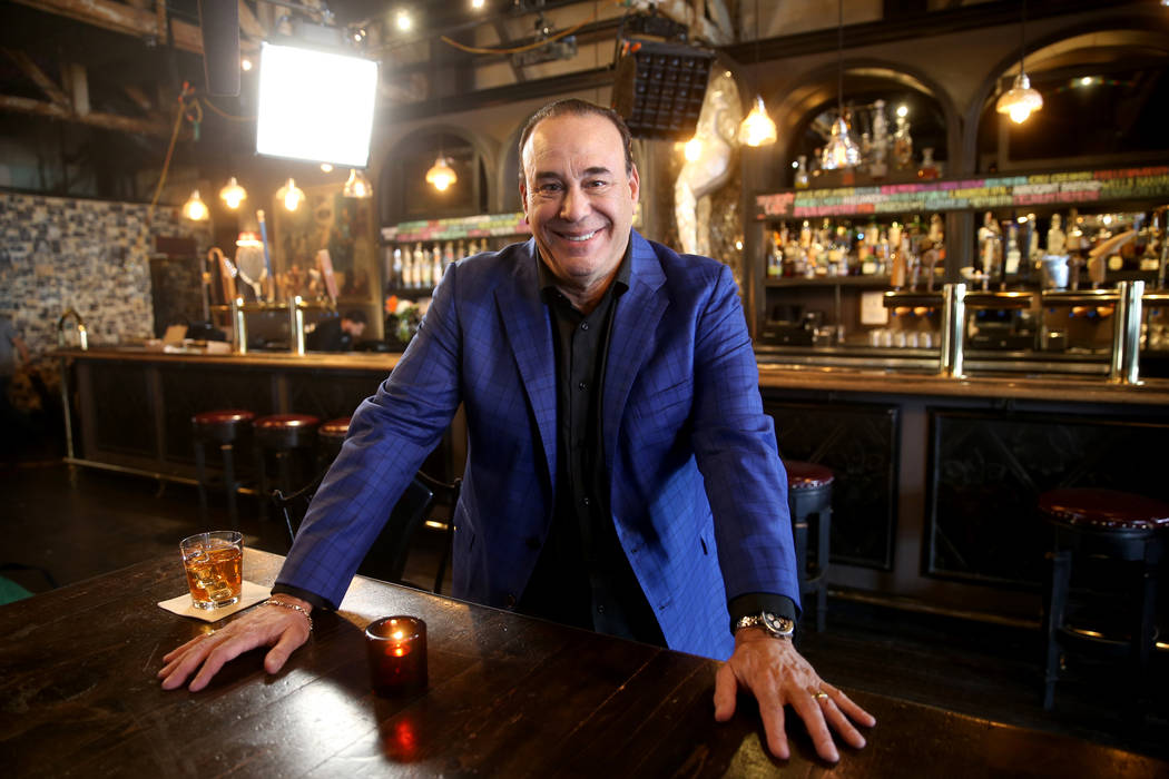 Bar Rescue host Jon Taffer between takes during filming at the Commonwealth in downtown Las Veg ...