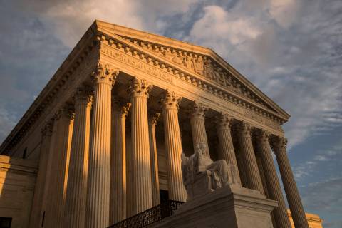 The Supreme Court in Washington, at sunset. (AP Photo/J. Scott Applewhite, File)