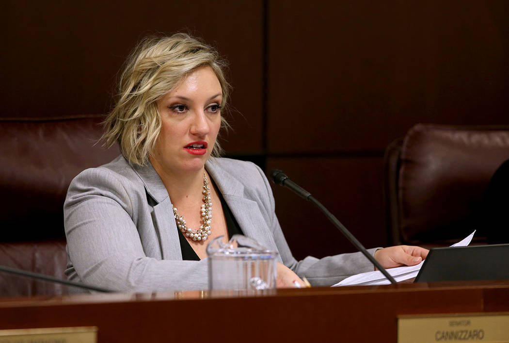 Sen. Nicole Cannizzaro, D-Las Vegas (K.M. Cannon/Las Vegas Review-Journal) @KMCannonPhoto