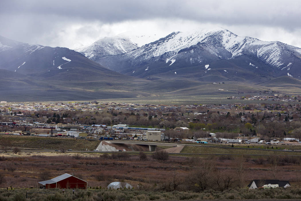 The city of Winnemucca, Nev., Tuesday, April 9, 2019. Winnemucca has a population of about 7,00 ...