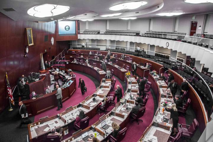 Nevada Legislature (Benjamin Hager/Las Vegas Review-Journal) @benjaminhphoto