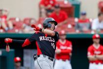 UNLV shortstop Bryson Stott, shown last month, batted .356 with a .486 on-base percentage and a ...