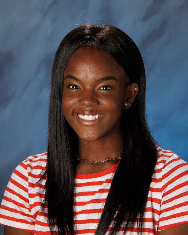 Shadow Ridge's Jasmine Martin is a member of the Nevada Preps all-state softball team.