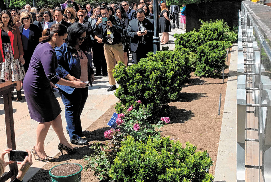 Nevada lawmakers paid tribute Saturday to Assemblyman Tyrone Thompson of Las Vegas in a ceremon ...