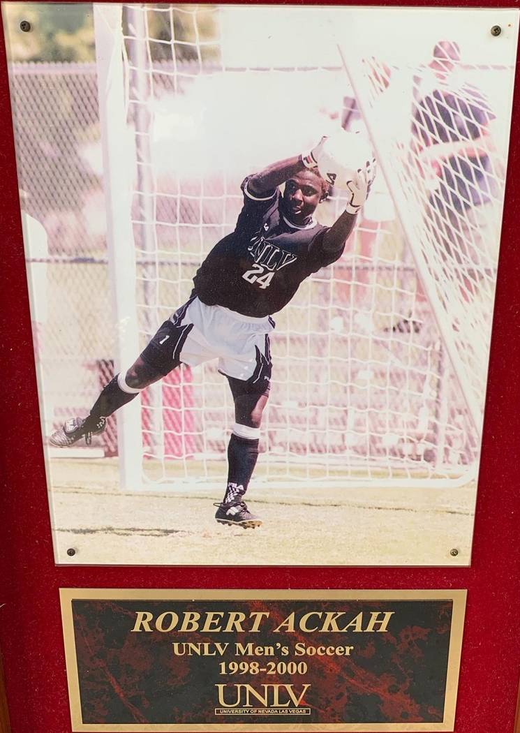 Bojo earned a league honorable mention as goalkeeper his senior year. Photo courtesy: Bojo