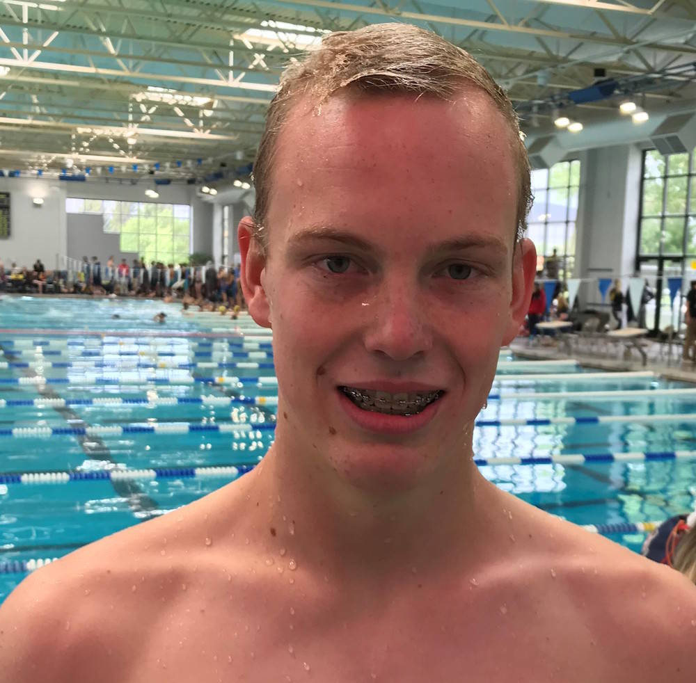 Reno's Luke Hobson is a member of the Nevada Preps all-state boys swimming team. Photo courtesy ...