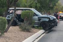 This SUV was involved in a fatal crash at the intersection of Granite Ridge and Grey Feather dr ...