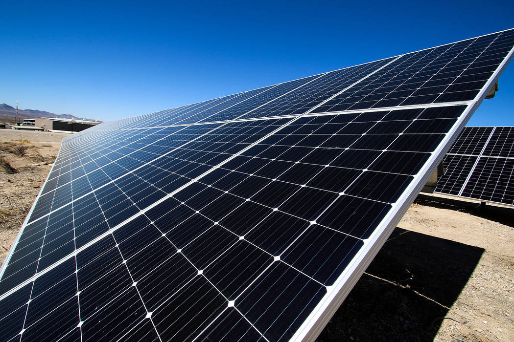 A 424-kilowatt solar array was completed in 2018 at the Nevada National Security Site. Nevada N ...