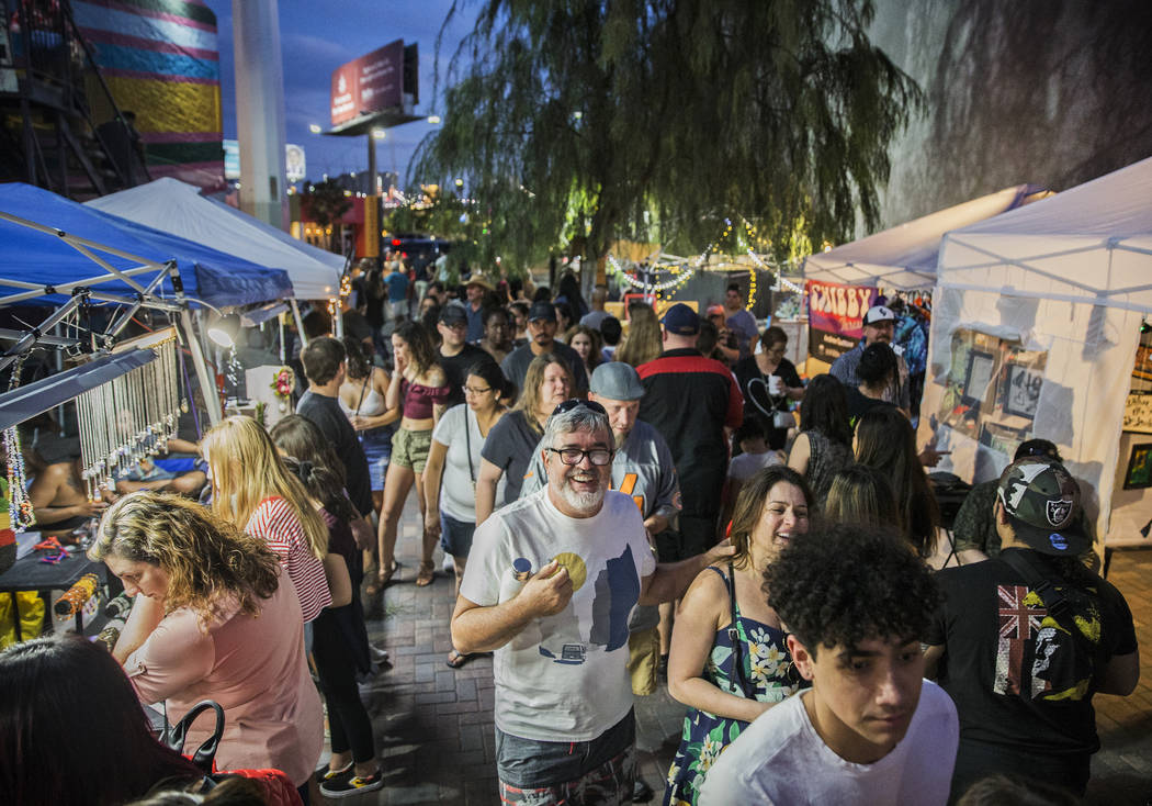 Strolling into the weekend at First Friday in Las Vegas — PHOTOS