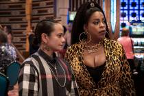 Judy Reyes, left, and Niecy Nash in a scene from Season 3 of "Claws." (Patti Perret/TNT)