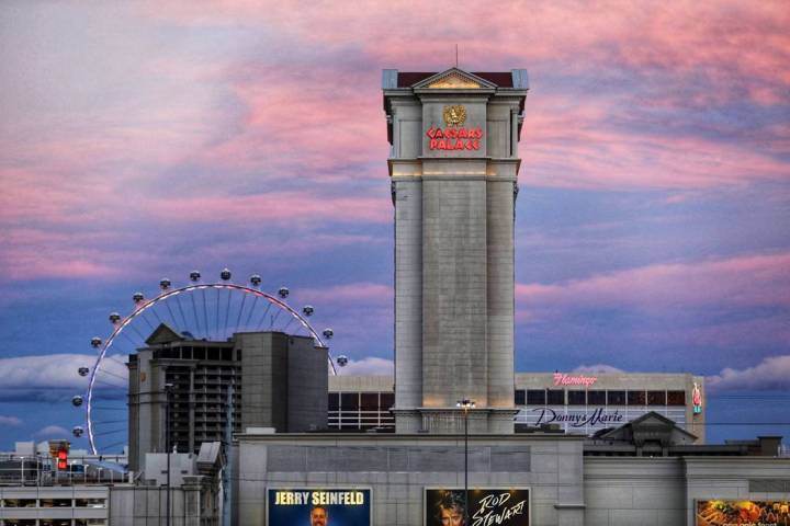 Caesars Palace on the Las Vegas Strip on Friday, Feb. 15, 2019. (Todd Prince/Las Vegas Review-J ...